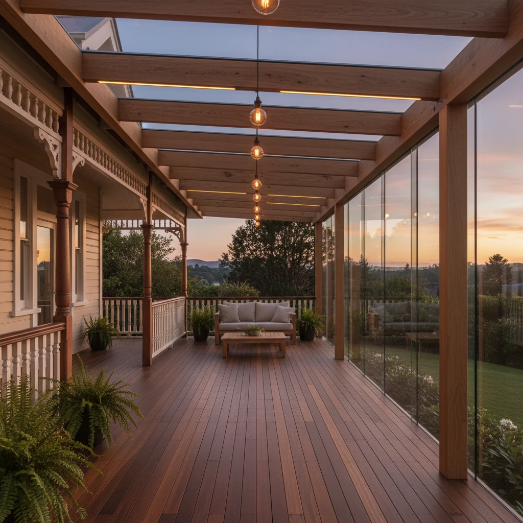 Heritage villa outdoor extension