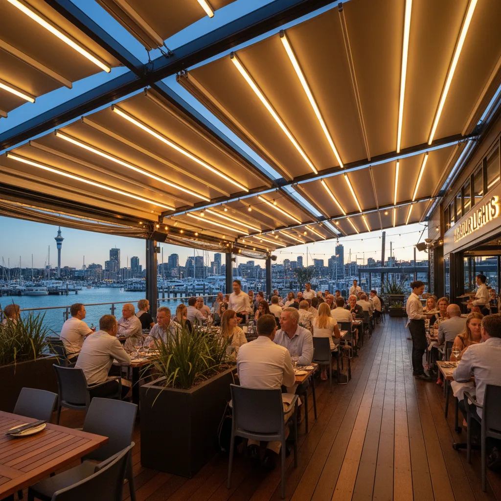 Commercial restaurant outdoor seating