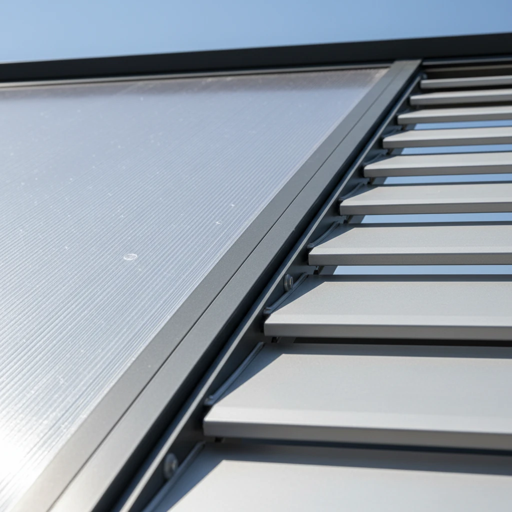 Comparison of polycarbonate roof vs aluminium louvre roof for gazebos