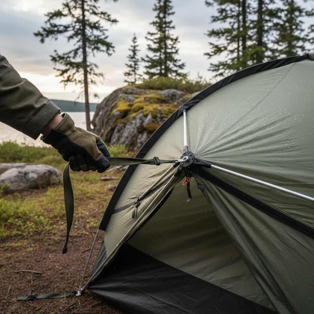 Quick pitch hub technology for camping gazebos