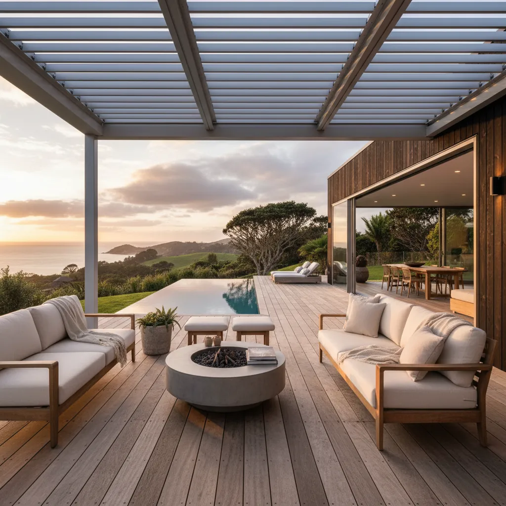 Luxury outdoor living renovation in New Zealand