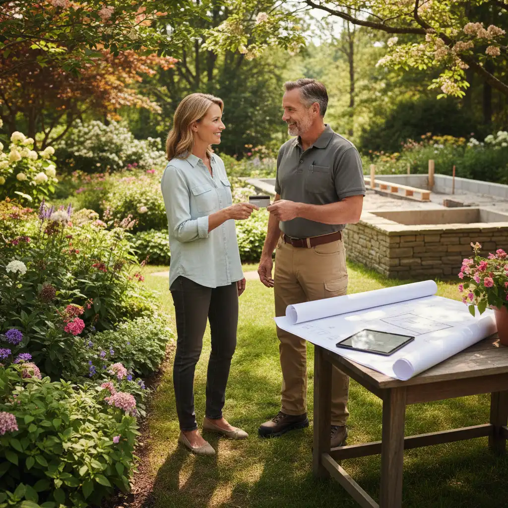 Paying for outdoor renovations using finance cards