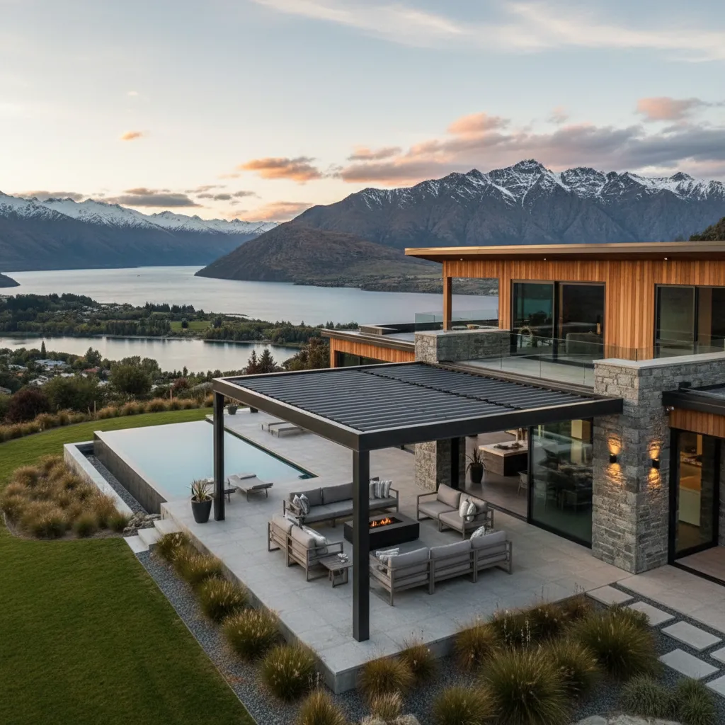 High value home with attached pergola requiring insurance update