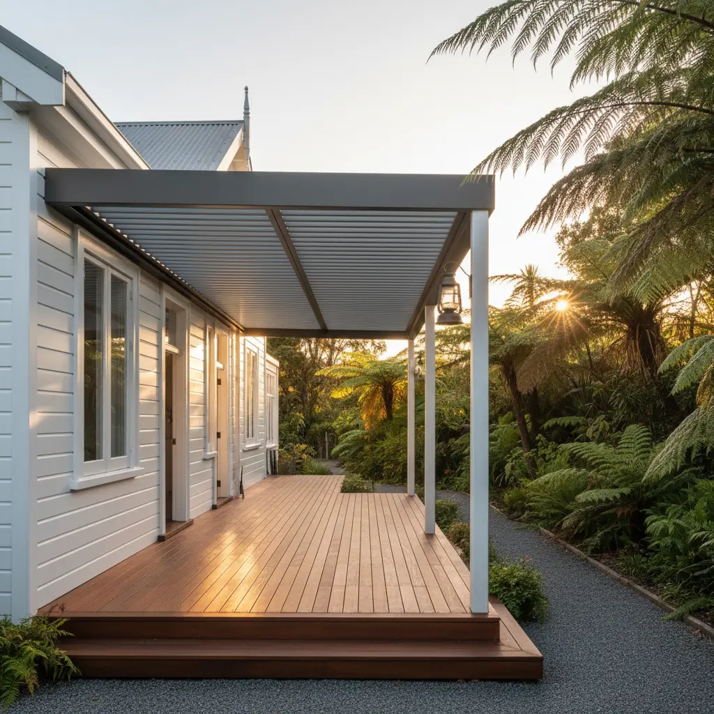 NZ Heritage Villa with Modern Outdoor Living Integration