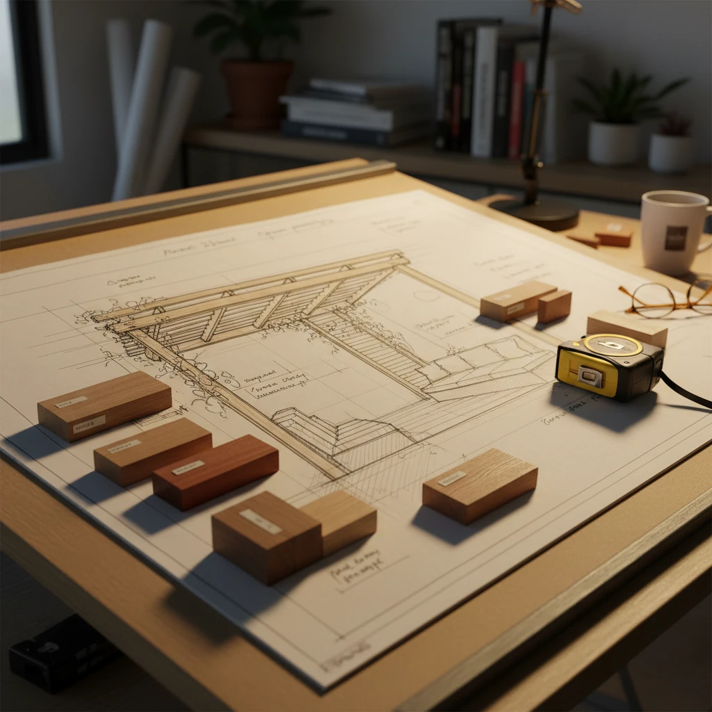 Planning and designing a custom heritage pergola