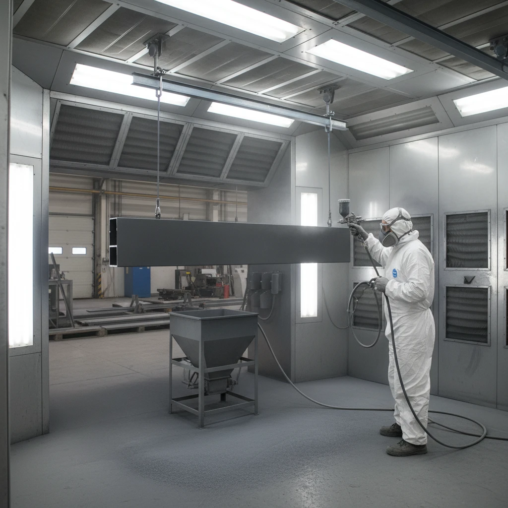 Professional powder coating process for NZ pergolas